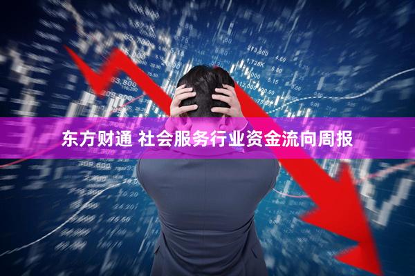 东方财通 社会服务行业资金流向周报
